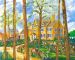 Chestnut Hill House, Original oil paintings, Stretched canvas, Paper, Note cards, Neighborhoods, Philadelphia, Pennsylvania, cityscape, painter, John Schmiechen, Schmiechen, historic, oil painting, painting, American impressionist, impressionist